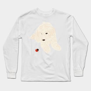 Maltipoo and Ladybug Long Sleeve T-Shirt